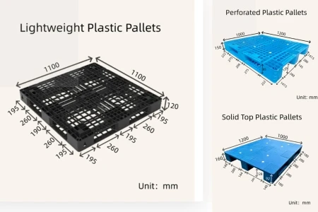Avrupa ve Amerika Depo Lojistiği İçin Üç Premium Plastik Palet